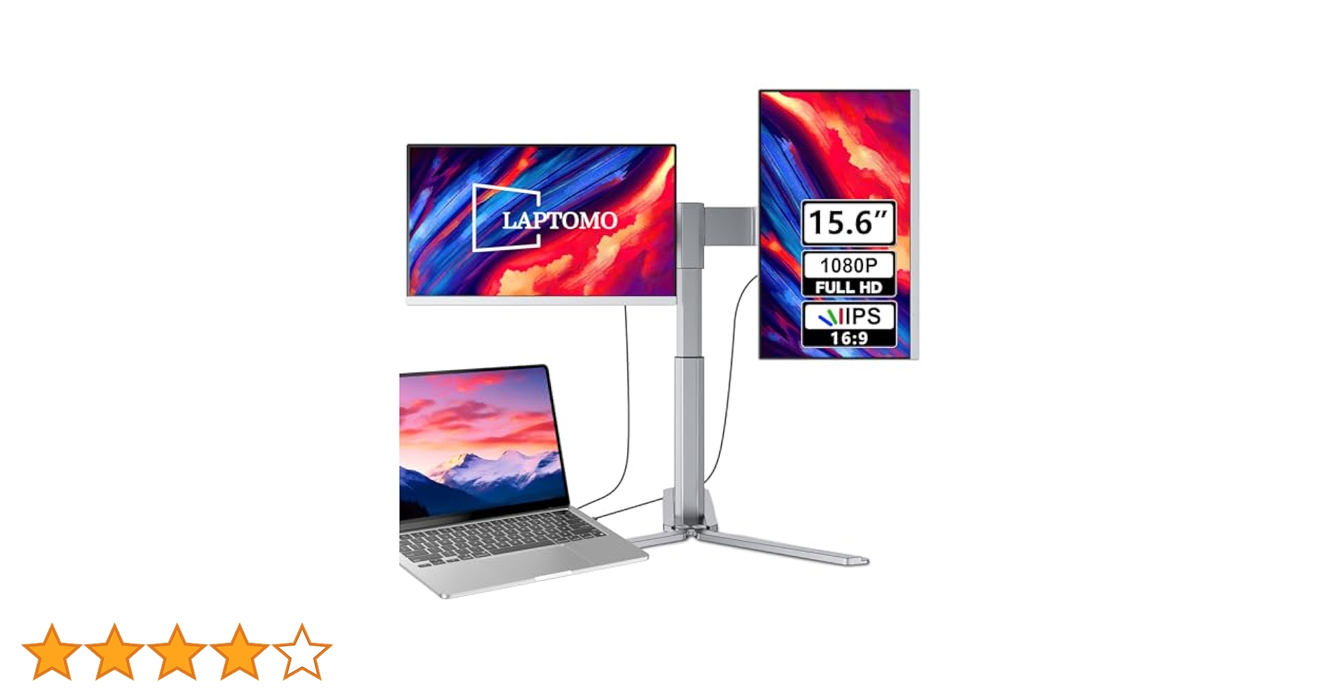 LAPTOMO M2 15.6インチ デュアルモニター モバイルモニター LAPTOMO M2 15.6インチ デュアルモニター モバイルモニター